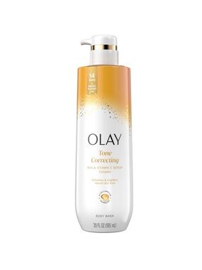 OLAY Tone Correcting Body Wash - Gold, White